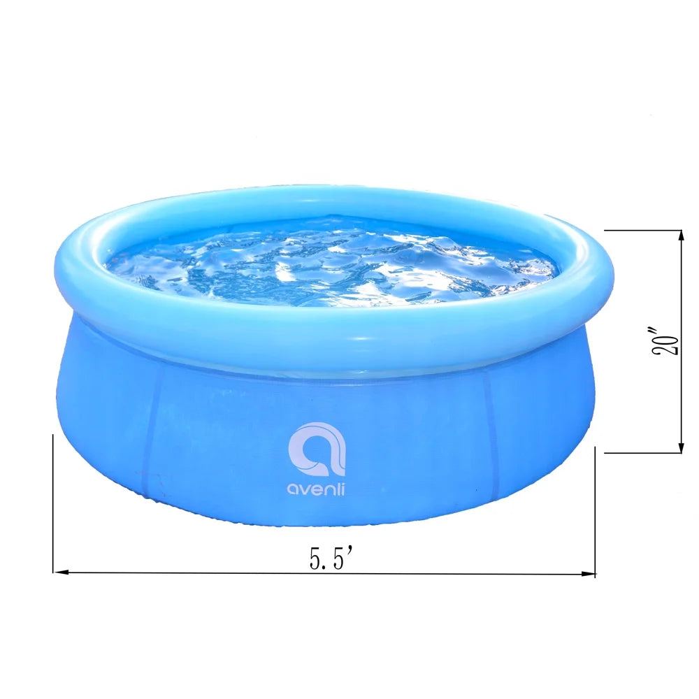 5.5 Ft Inflatable Backyard Swimming Pool (2 Pack) Q726070