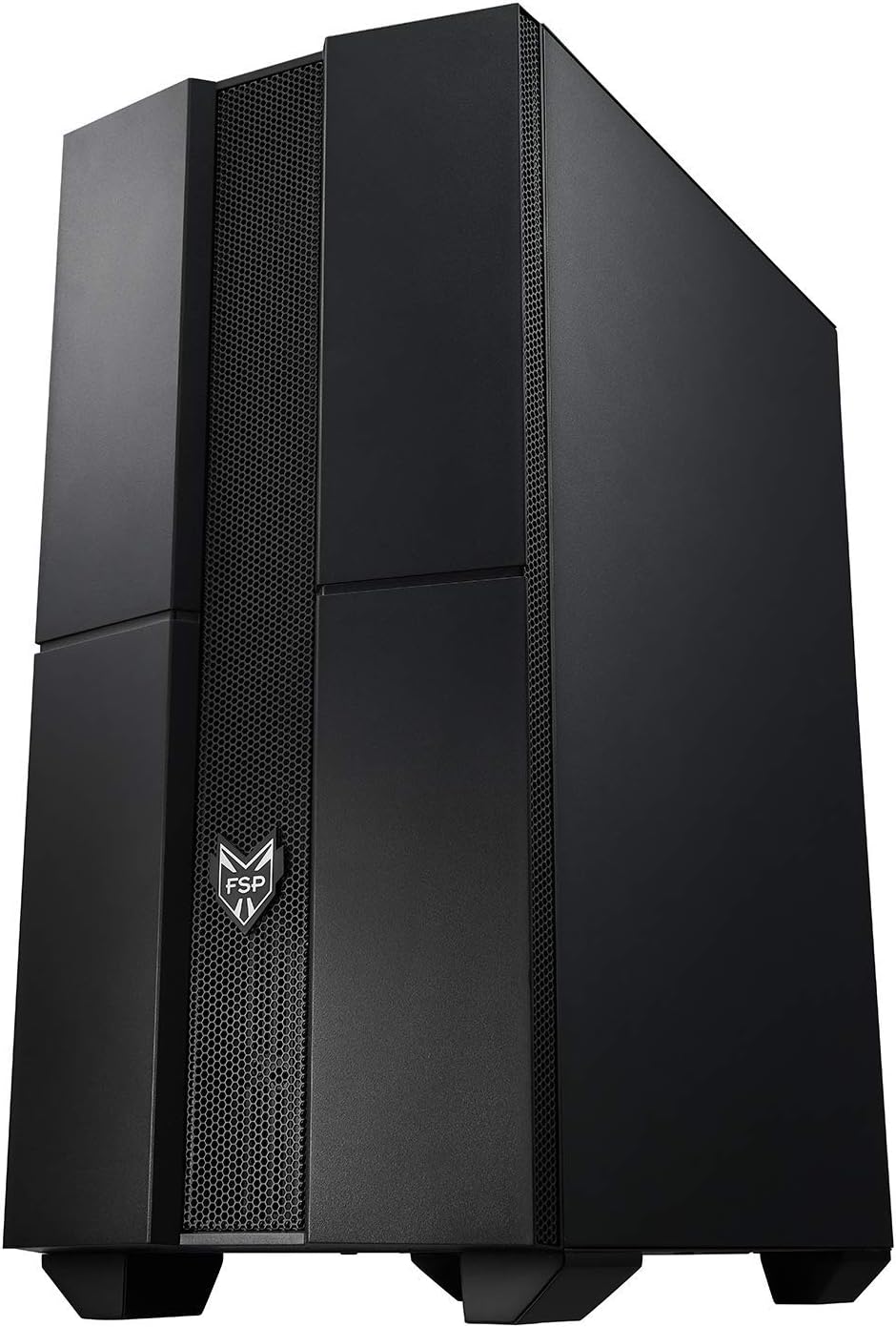 ATX Mid Tower PC Gaming Case with Tempered Glass Side Panel N3328