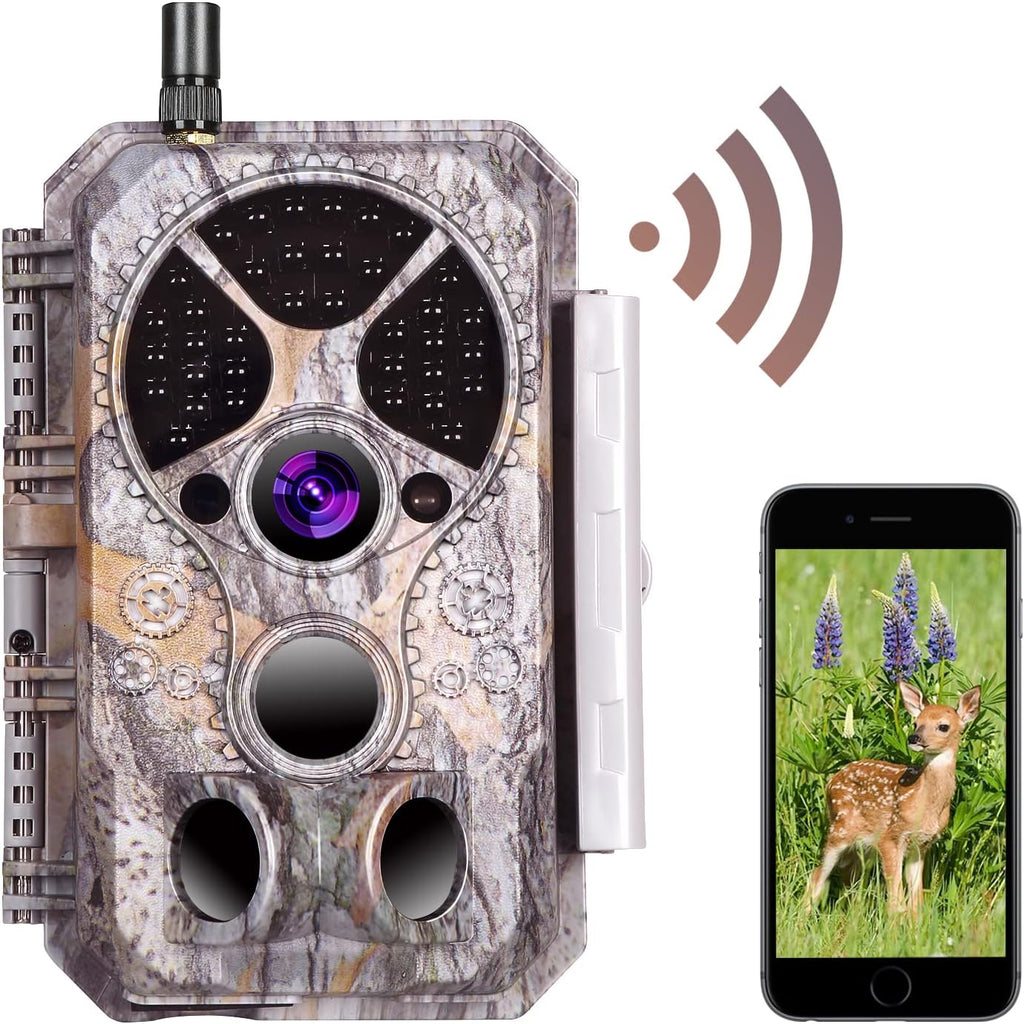 32MP 1296P Wireless Trail Camera with Night Vision L7210