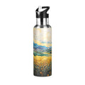 20 oz Insulated Stainless Steel Water Bottle with Straw Lid W821