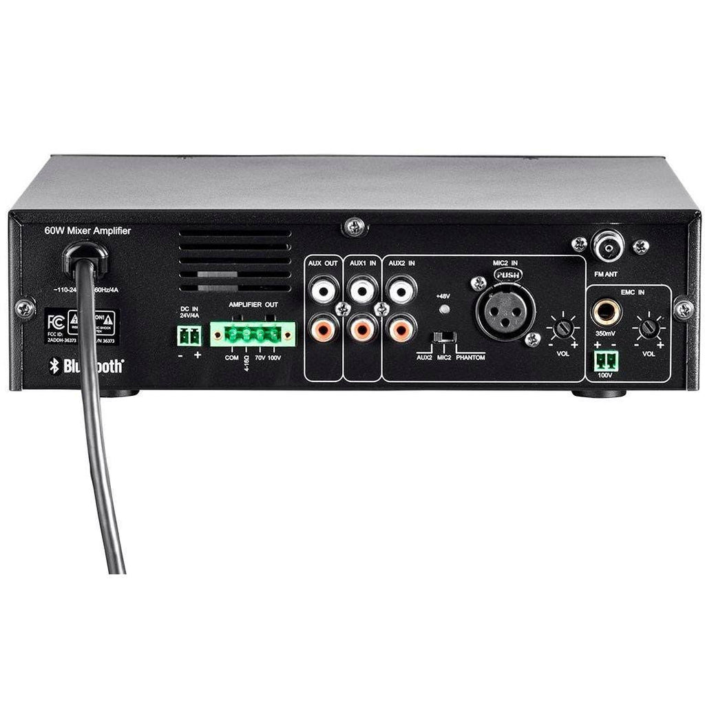 60W 3CH 100/70v Mixer Amp with Bluetooth Connection R94415
