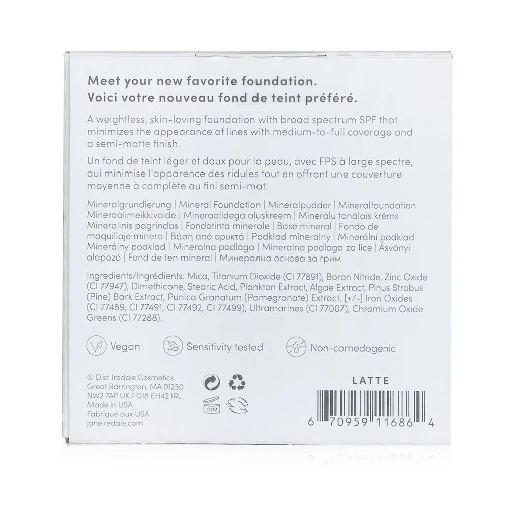 Mineral Foundation Refill SPF 20 Latte 9.9g J937545