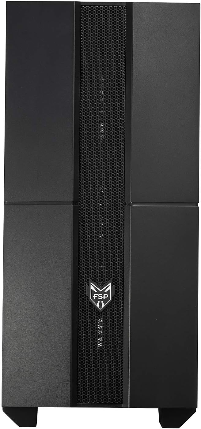 ATX Mid Tower PC Gaming Case with Tempered Glass Side Panel N3328