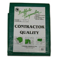 25 x 40 Black/Green Poly Tarp W878