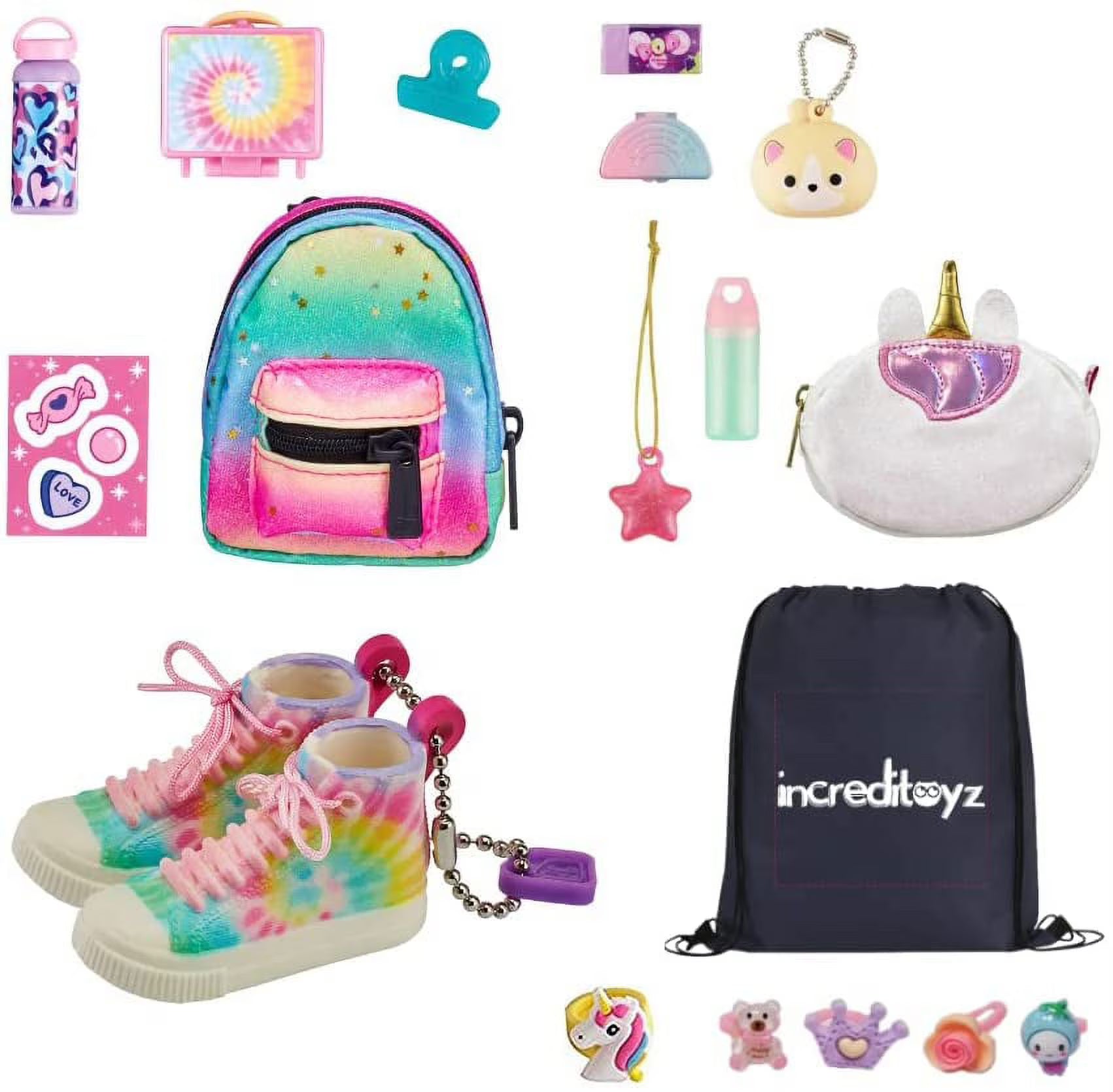 3-Pk Collectable Micro Backpack, Handbag and Sneakers U222