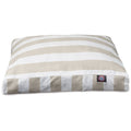 Vertical Stripe Sand Rectangle Dog Bed J3683