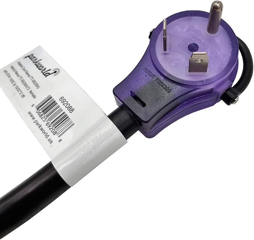 RV 30 AMP Splitter Y Adapter Cord Pack of 2 X7632