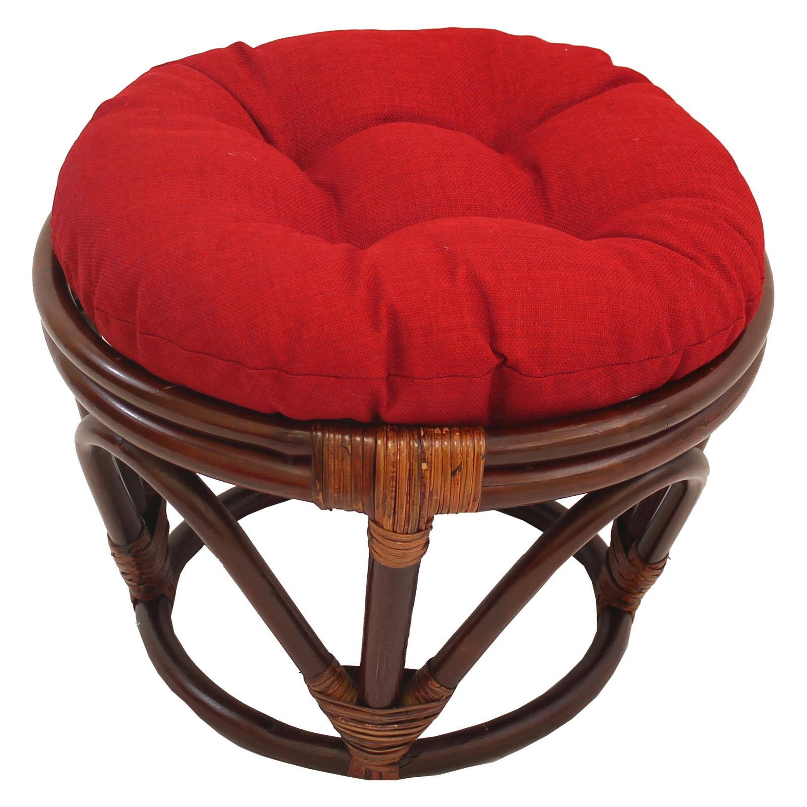 Rattan Footstool Ottoman B375428