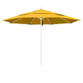 11 ft. Fiberglass White Market Umbrella B3815
