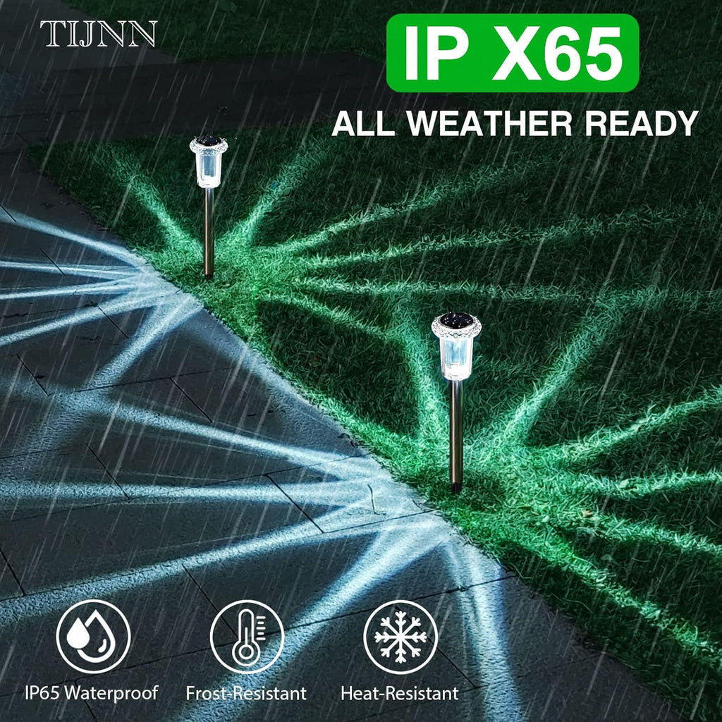12 Packs Solar Sidewalk Lights W653