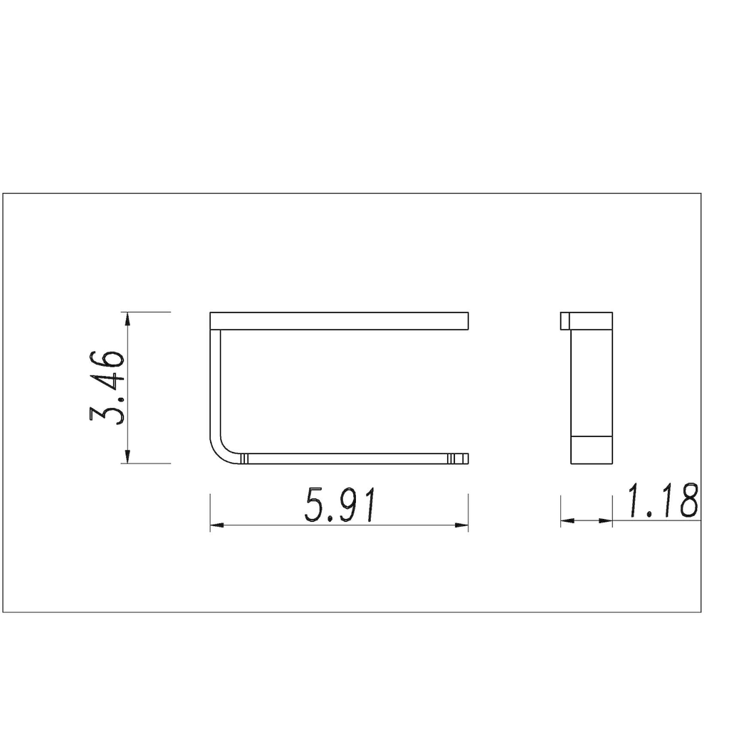 Solid Brass Toilet Paper Holder Z29772