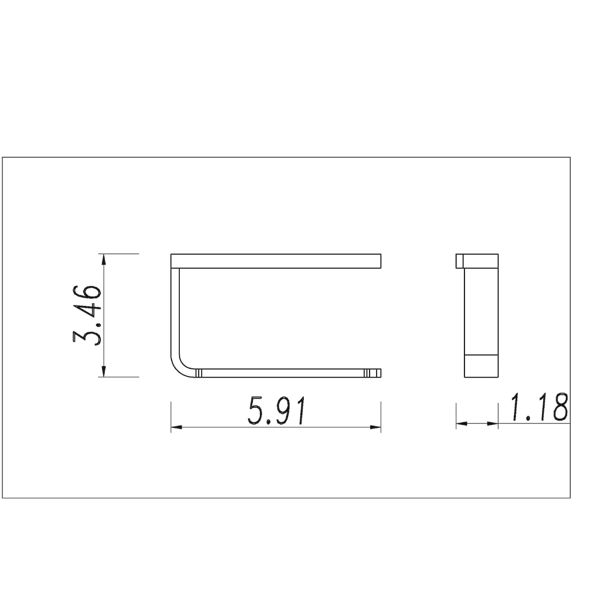 Solid Brass Toilet Paper Holder Z29772
