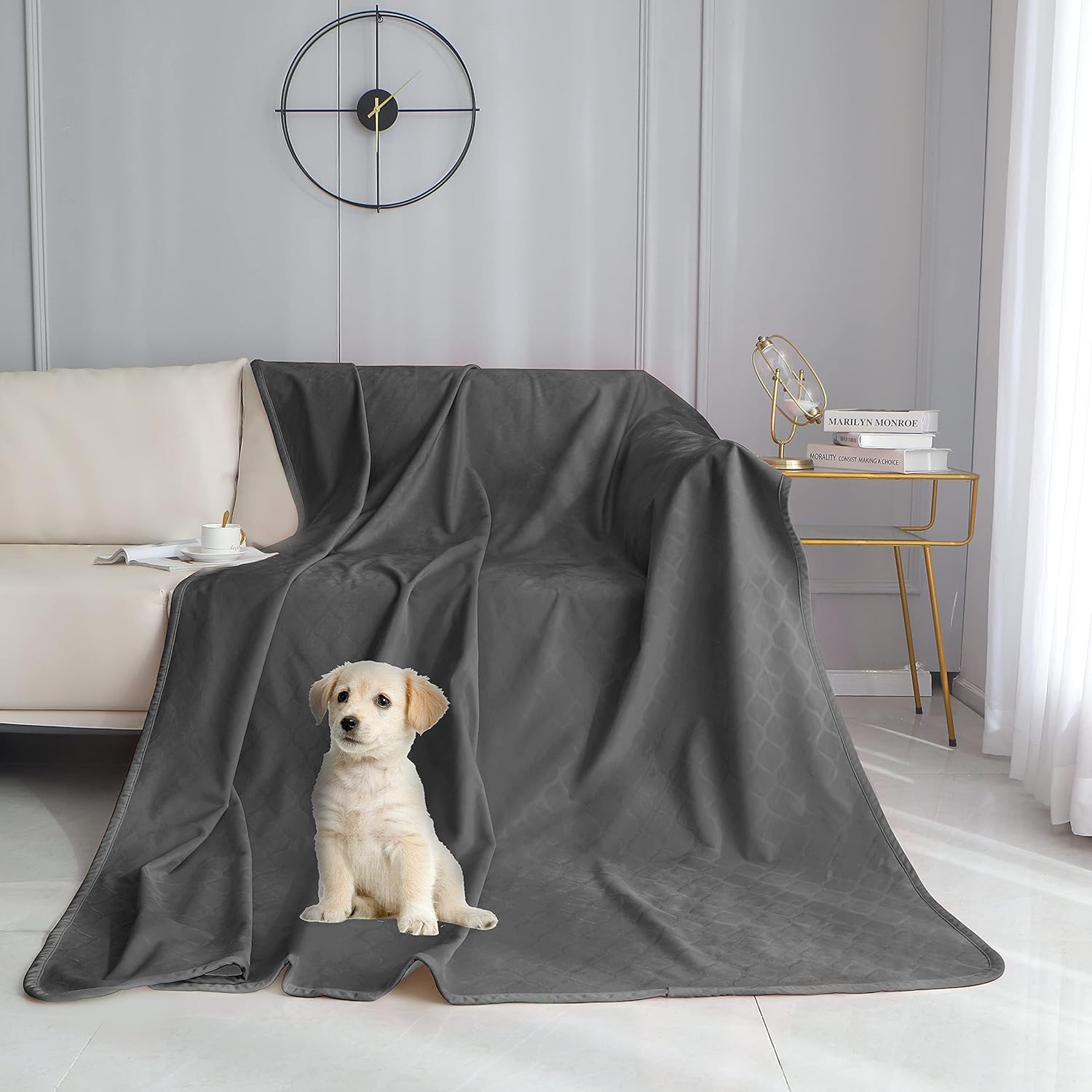 Waterproof Dog Blanket Bed Cover Crystal Velvet Plush Pet Blanket A9259