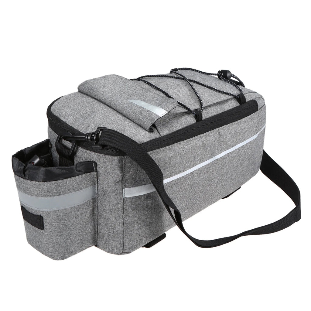 Insulated Trunk Cooler Bag Cycling Bicycle Rear Rack Storage Luggage Bag Reflective MTB Bike Pannier Bag Shoulder Bag I206