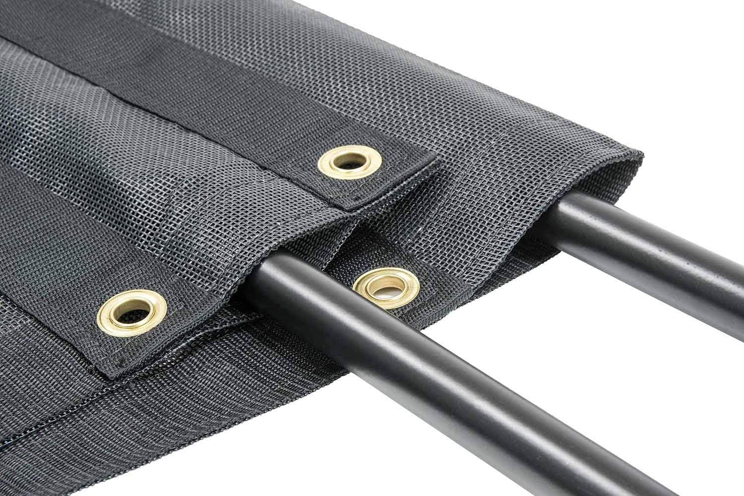 7' x 15' Vinyl Coated Mesh Dump Truck Tarps with 6 Inch 18oz Double Pocket K9709