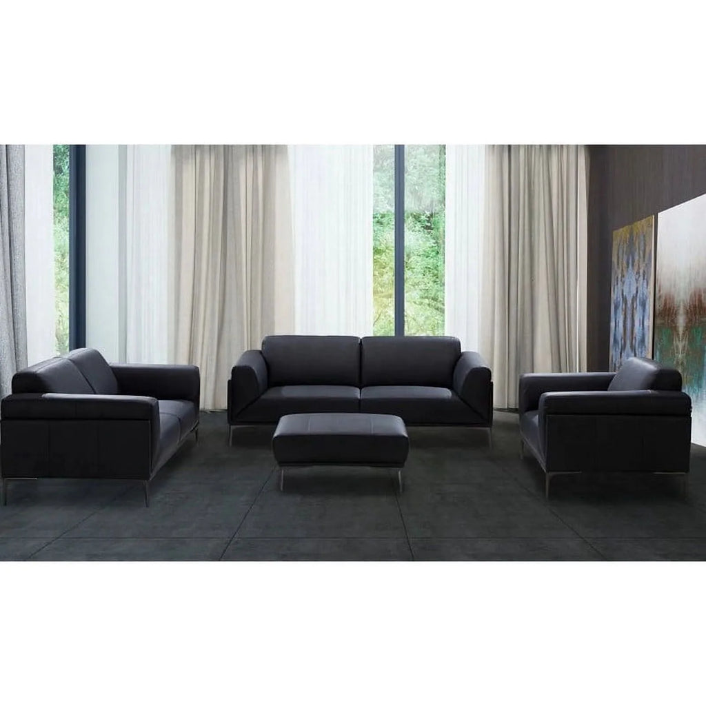 Black 3-Piece Motion Living Room Set N412