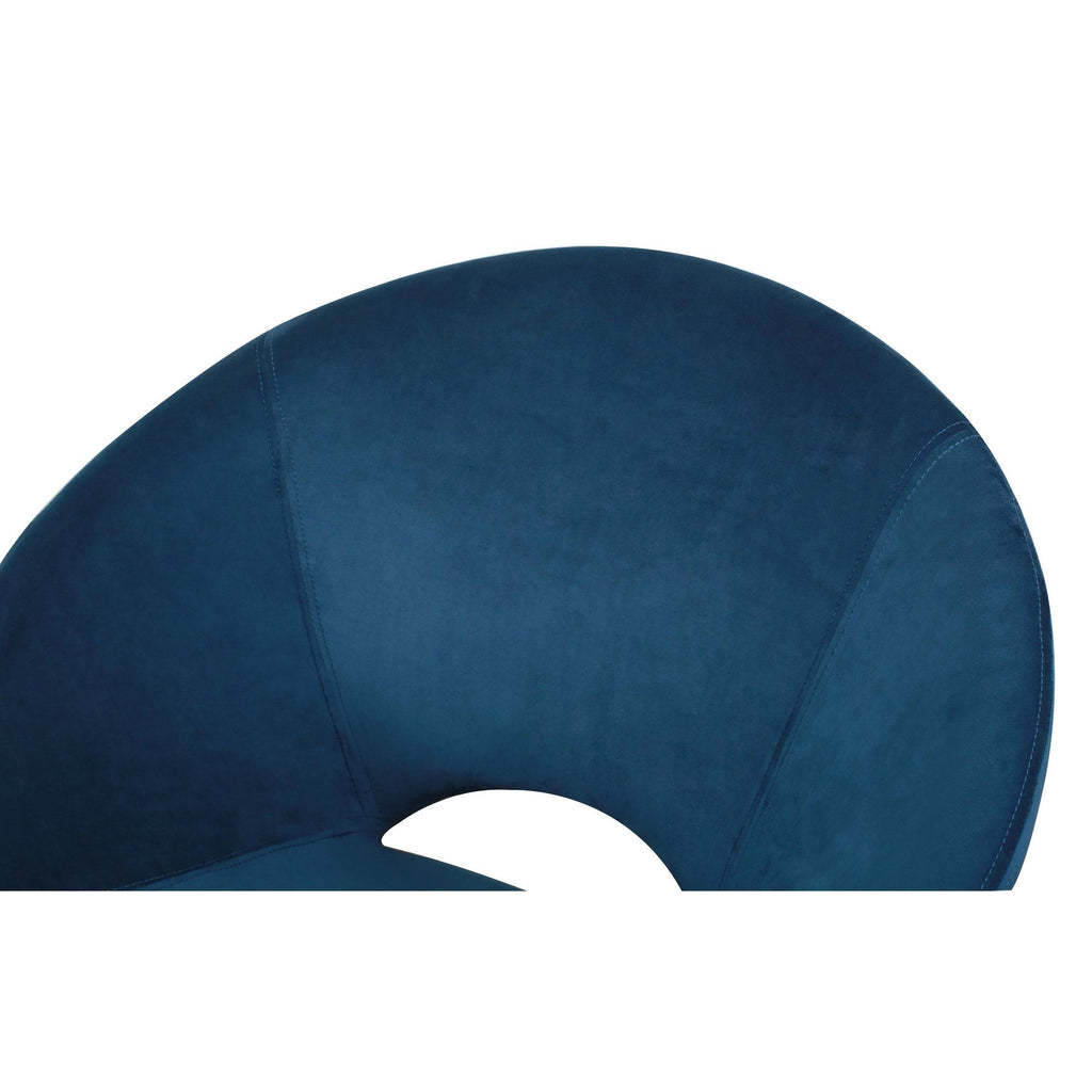 Navy Velvet Chair U677358
