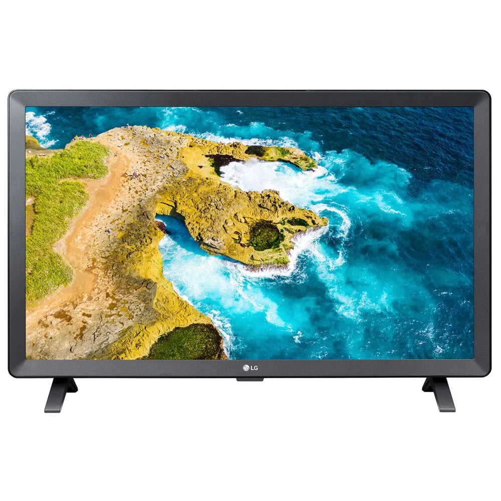 24 inch Class LED HD Smart TV with webOS Bundle with 6FT 4K HDMI 2.0 Cable, 6-Outlet Surge Adapter with Night Light and 1 YR CPS Enhanced Protection Pack B921