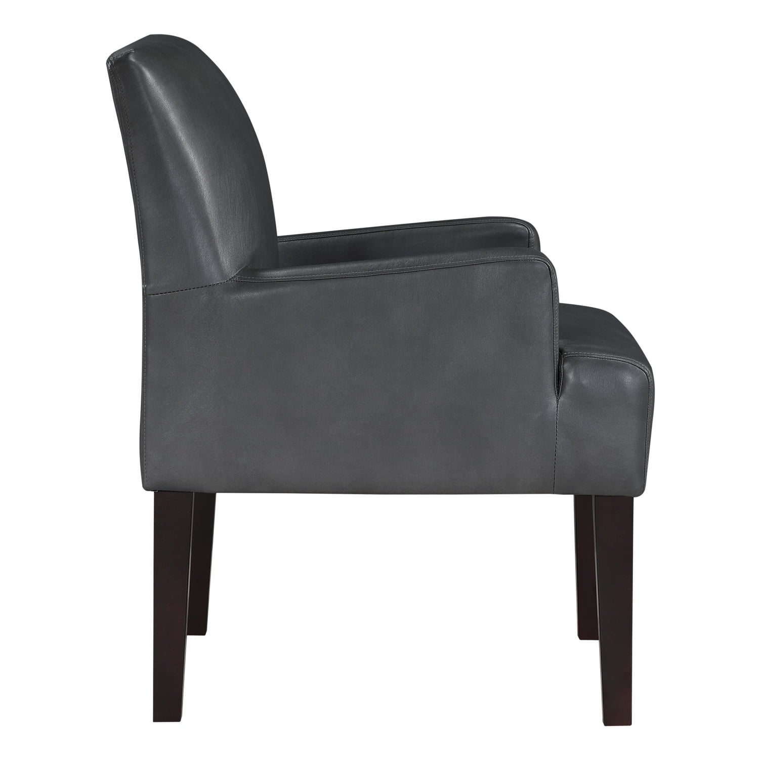 Cream Faux Leather Guest Chair N199