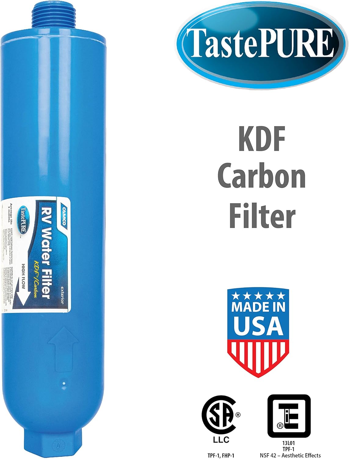 4-Pack Inline RV Water Filter K362
