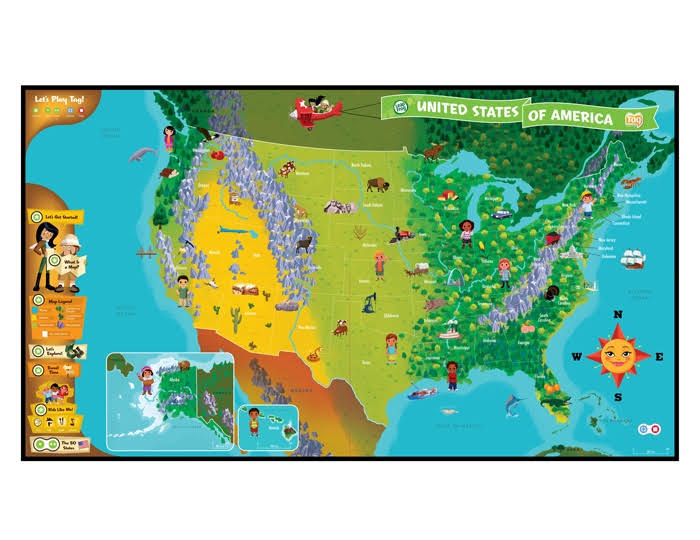 United States of America Map Z57542