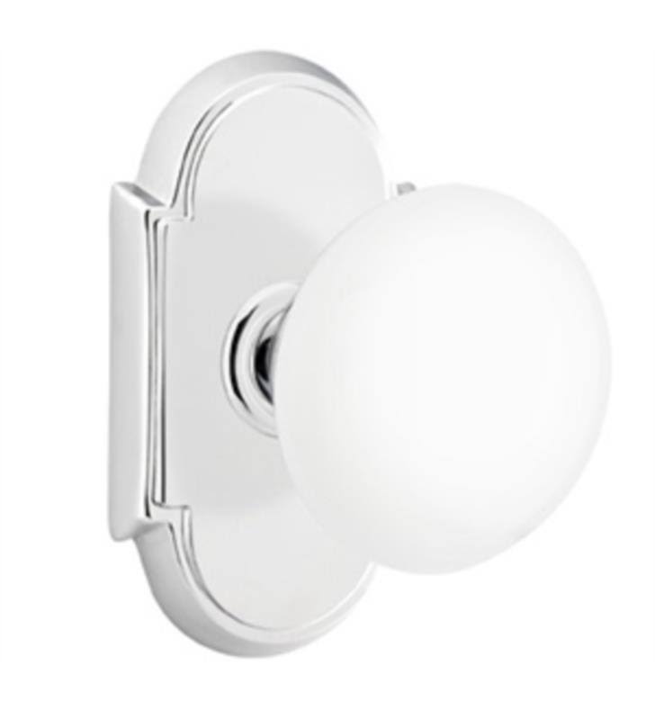 Double Dummy Clear Knob with Bright Nickel X329400