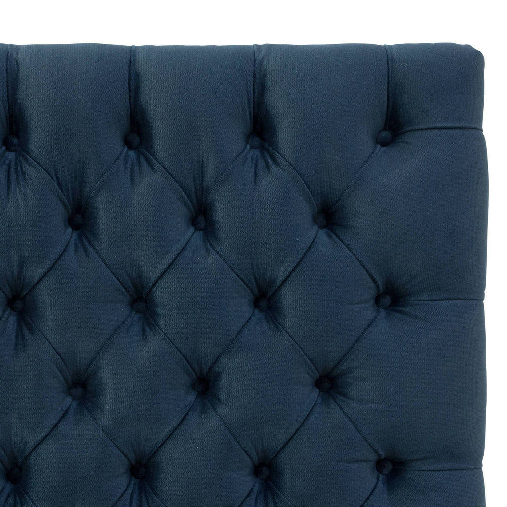 Tufted Headboard in Mystere Eclipse Blue B828188