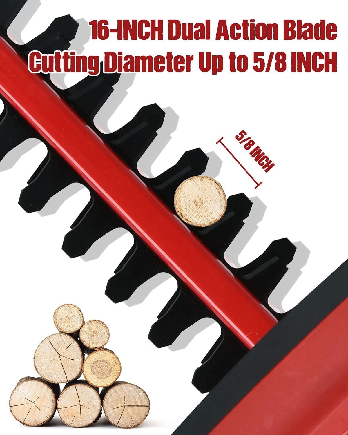 Cordless Hedge Trimmer with 16-Inch Blade G917284