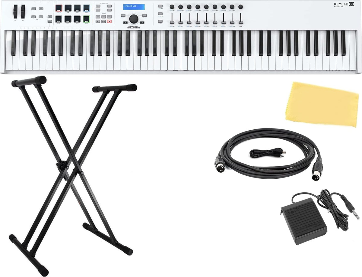 49 Key MIDI Controller Bundle with Sustain Pedal K16077