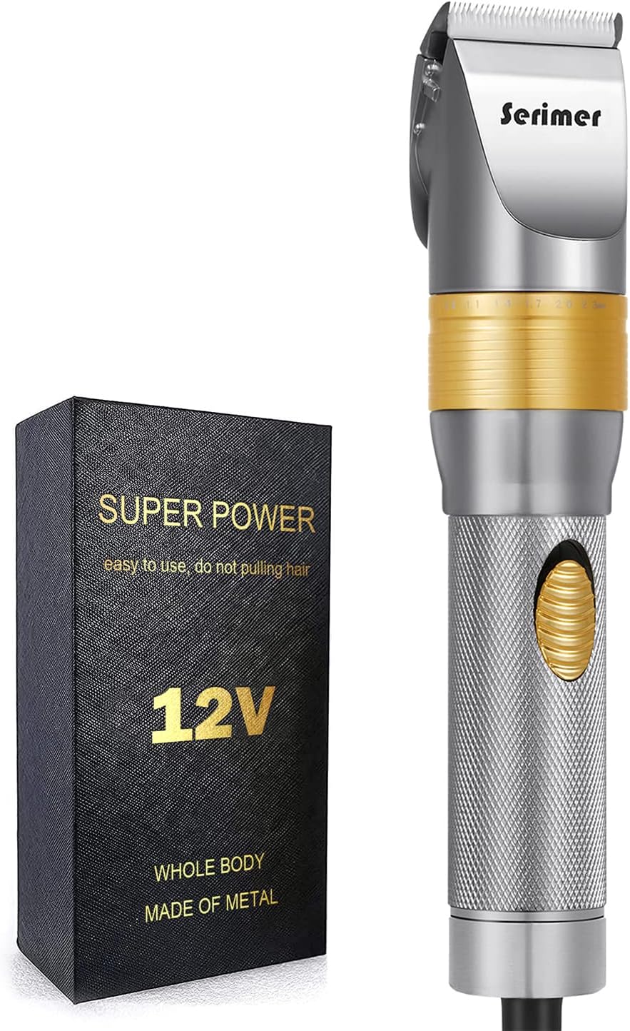 Dog Grooming Kit, 12V Pet Hair Trimmer Set, Pack of 2 H87729