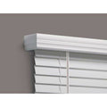 Faux Wood Room Darkening White Horizontal/Venetian Blind A9194