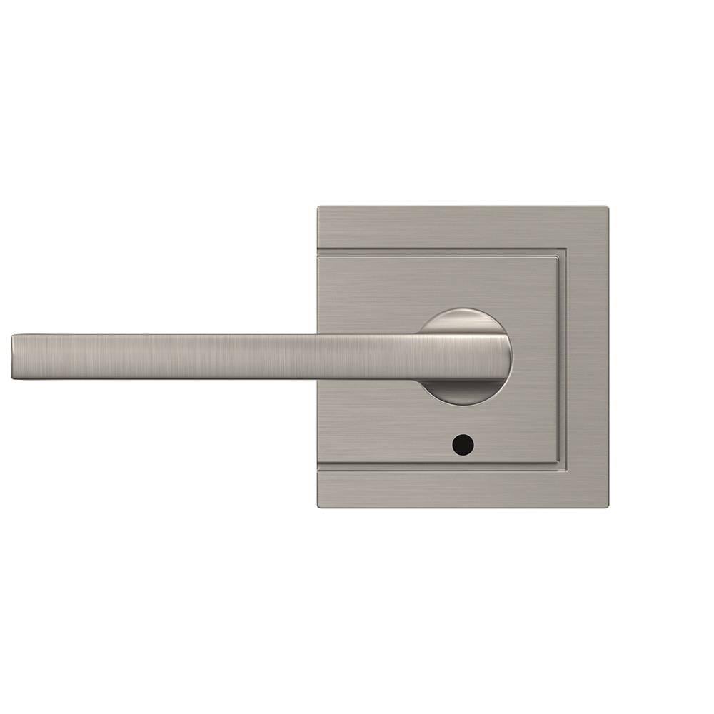 Satin Nickel Finish Passage and Privacy Lock Lever T965