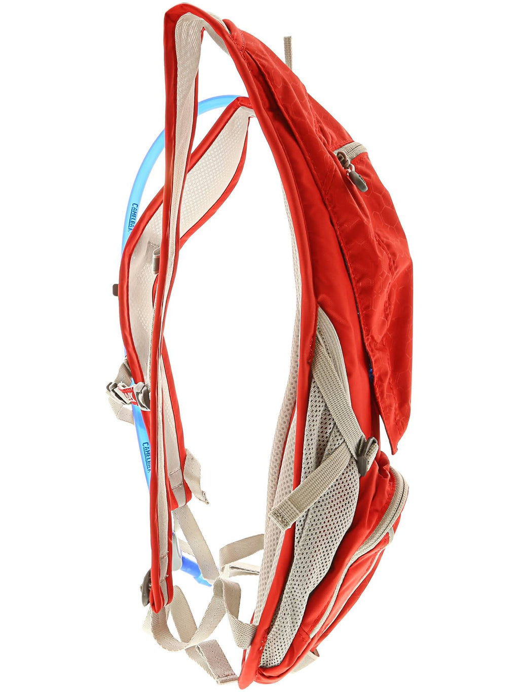 Racing Red Silver 5 Liter Hydration Backpack U5391