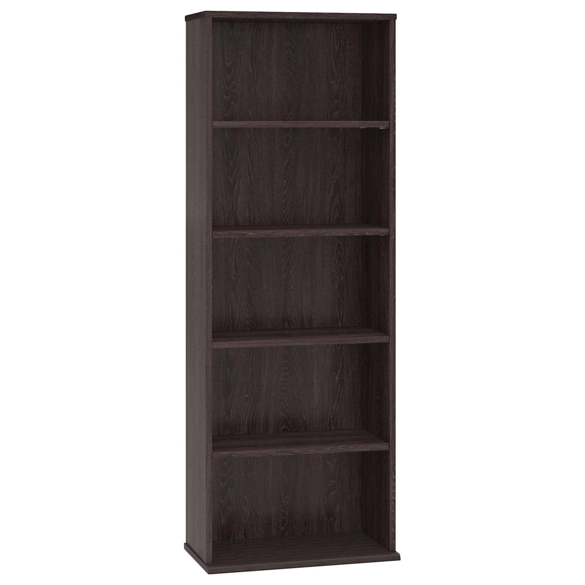 Charcoal Gray 5 Shelf Bookcase Y82510
