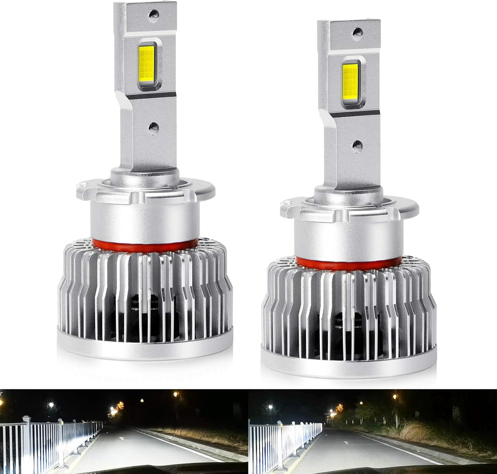 D3S LED Bulbs 6000K White 70W 8600LM Headlight Bulb R375