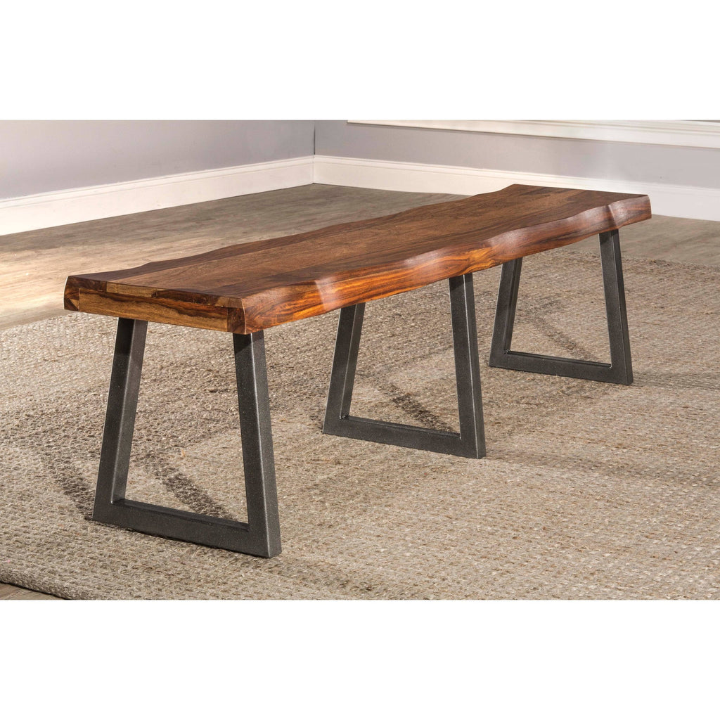 Natural Sheesham Bench U46558