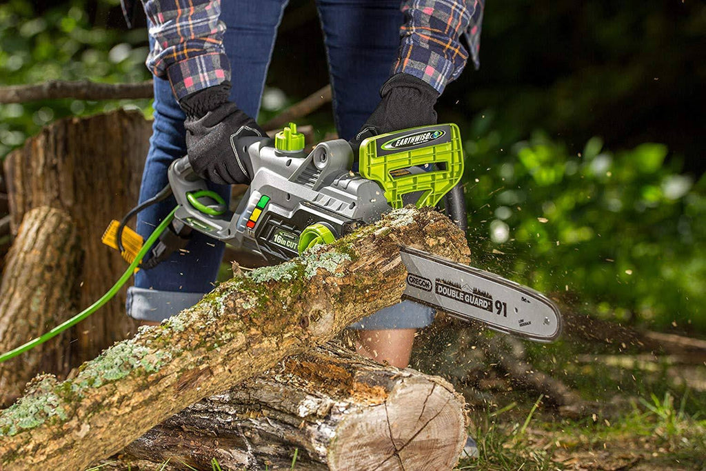 16-Inch 12-Amp Corded Electric Chain Saw Y2906