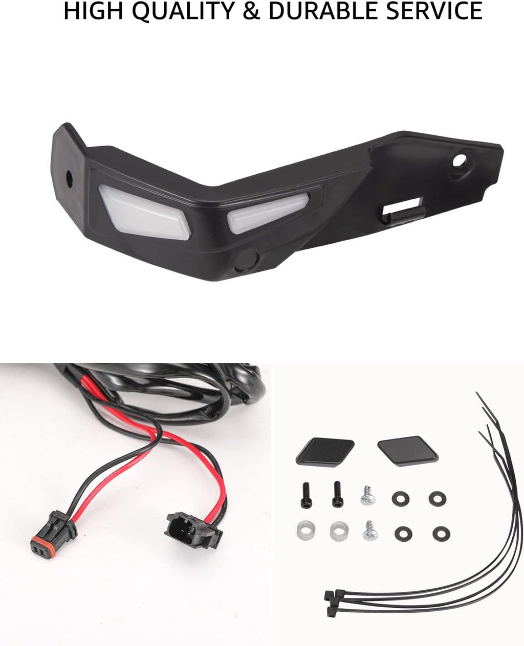 Black Aluminum Hand Guards LED Lighting Kit (2PCS) C6030