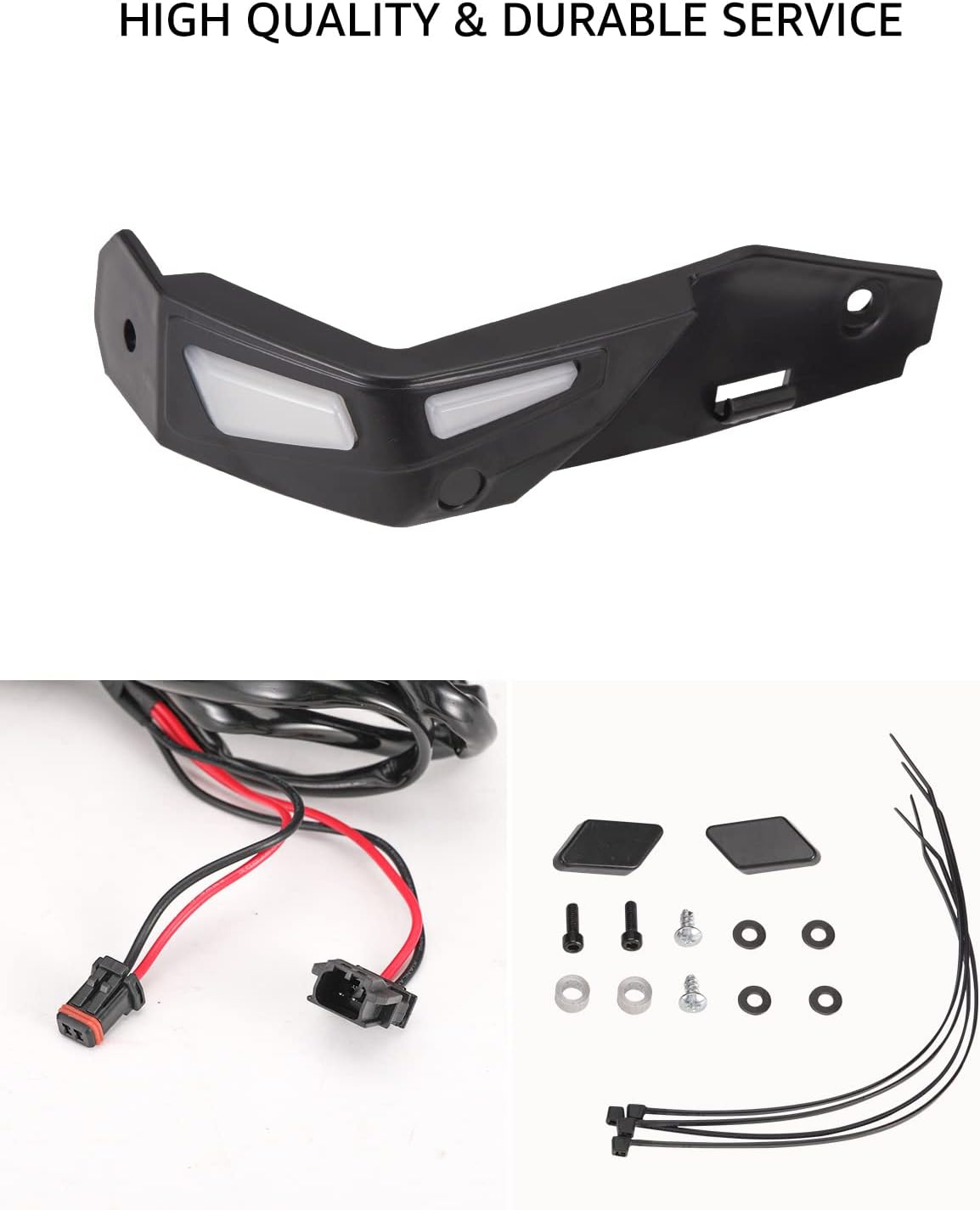 Black Aluminum Hand Guards LED Lighting Kit (2PCS) C6030
