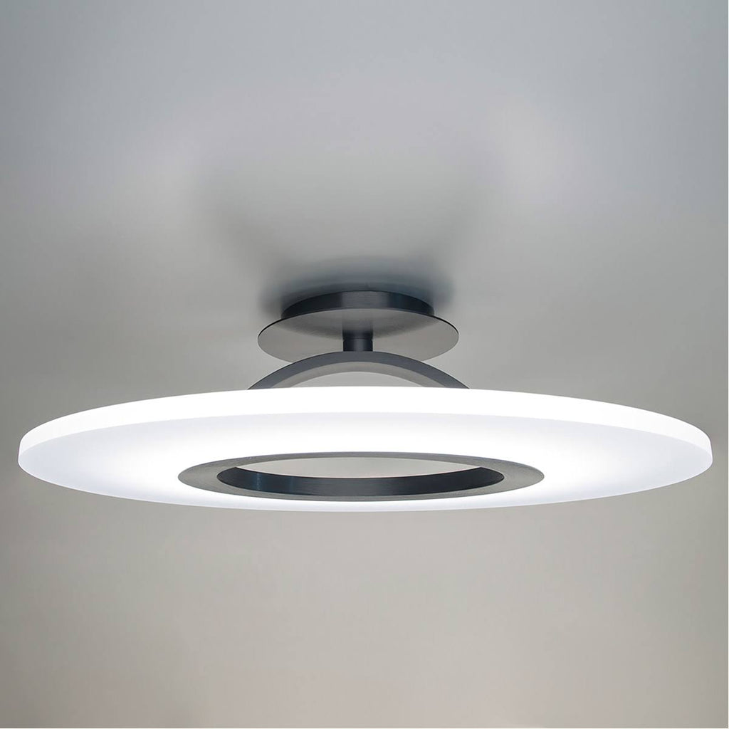 Black LED Semi-Flush Mount B985523