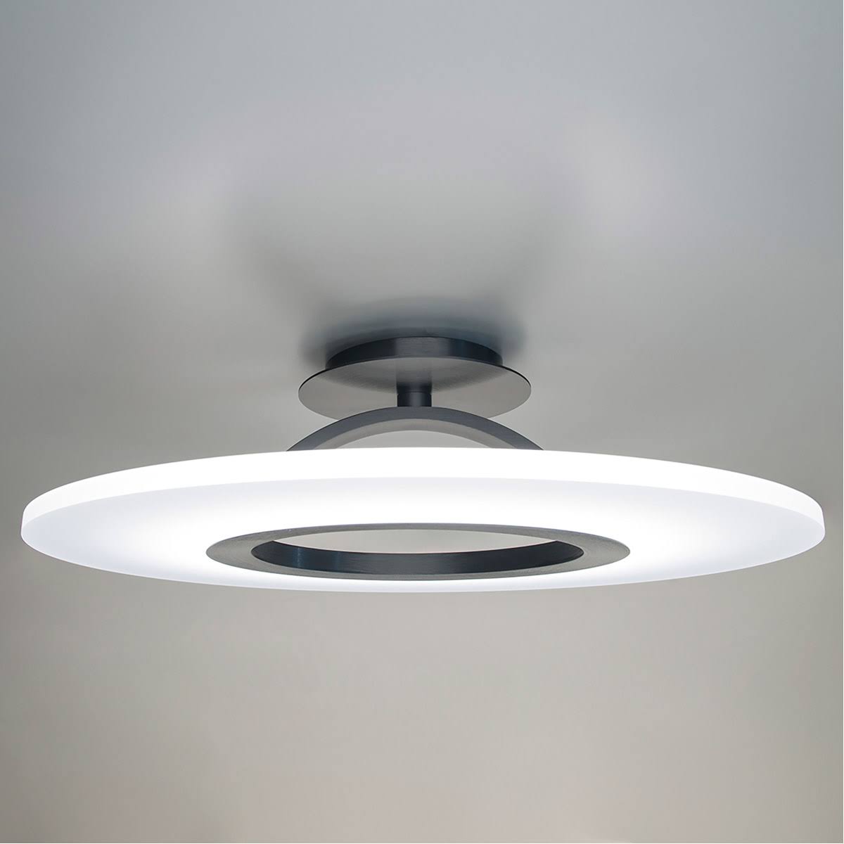 Black LED Semi-Flush Mount B985523