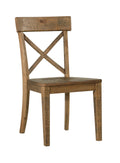 Brown Dining Side Chair Set of 2 F37684
