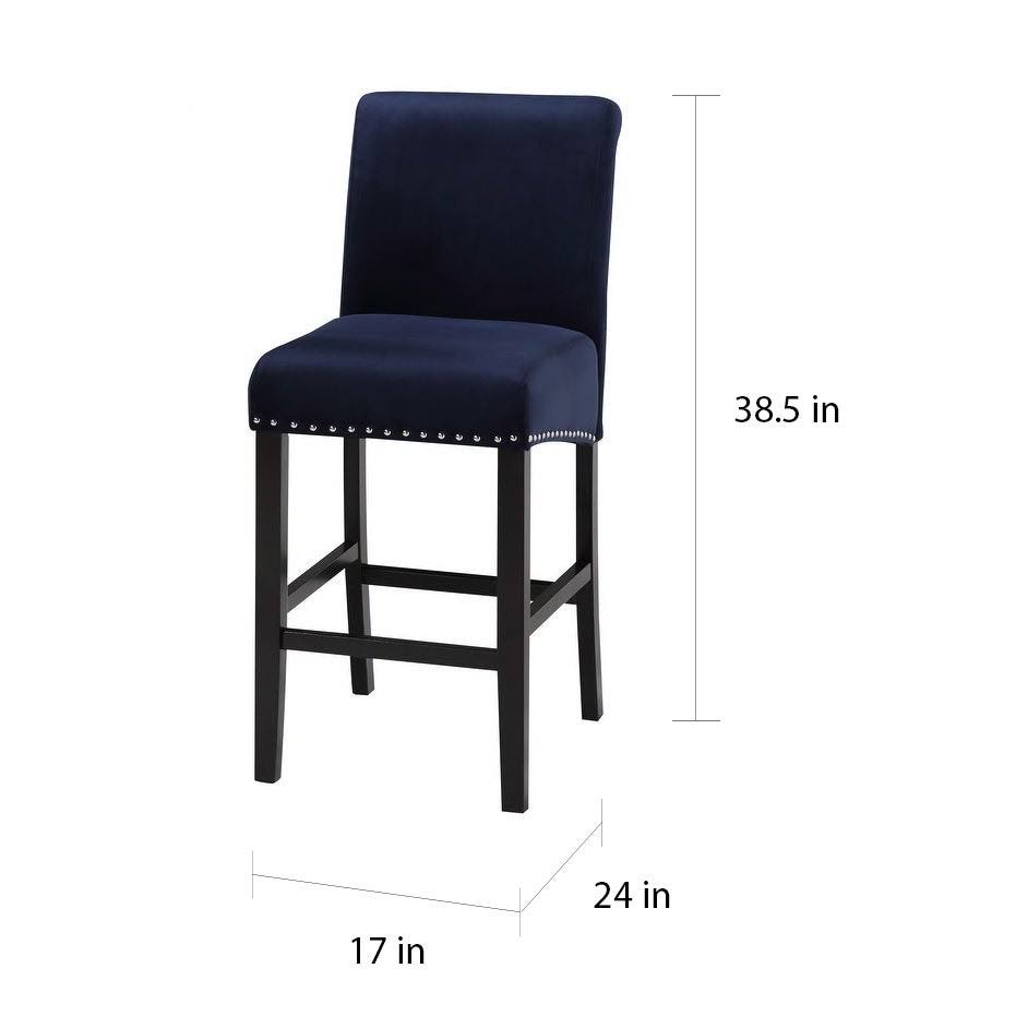 Velvet Counter Chair (Set of 2) O395