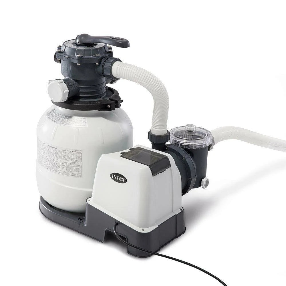Above Ground Pool Sand Filter Pump with Automatic Timer I9394