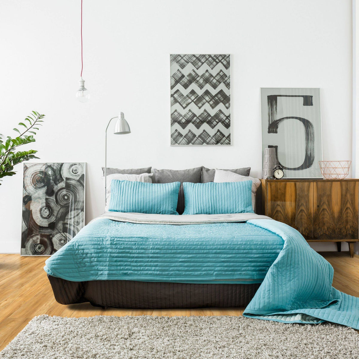 Vinyl Plank Flooring, 23.77sq.ft./box, 10 Planks M150506