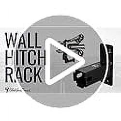Hitch Wall Mount Bike and Cargo Rack Garage Organizer, 2 inch M314