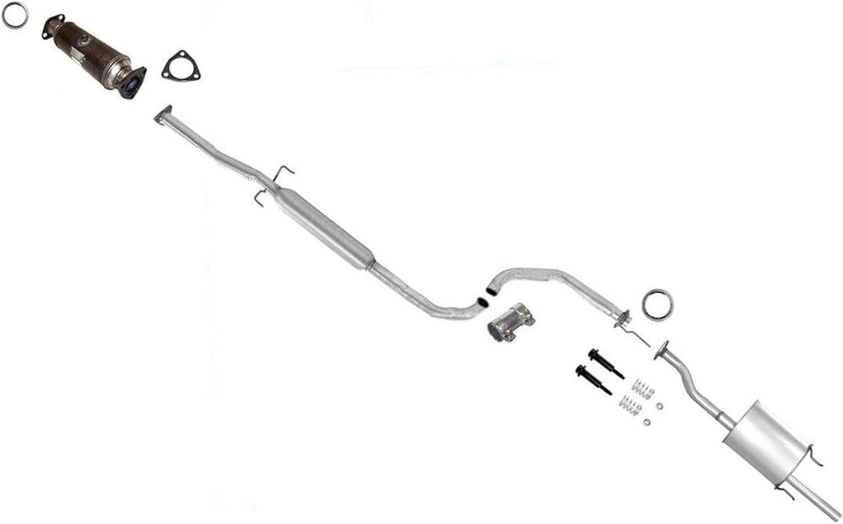 Exhaust System Converter Resonator & Muffler R8414