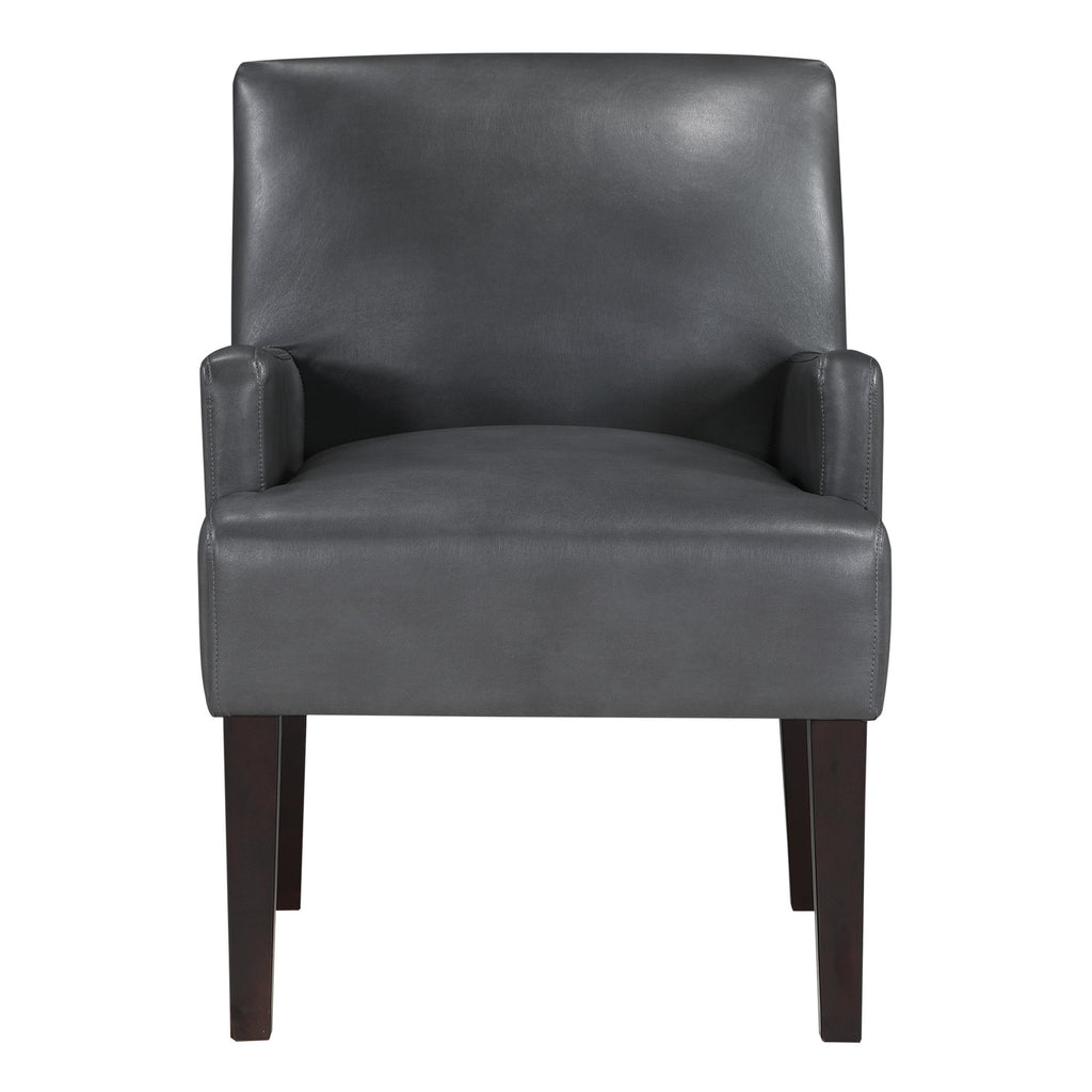 Cream Faux Leather Guest Chair N199