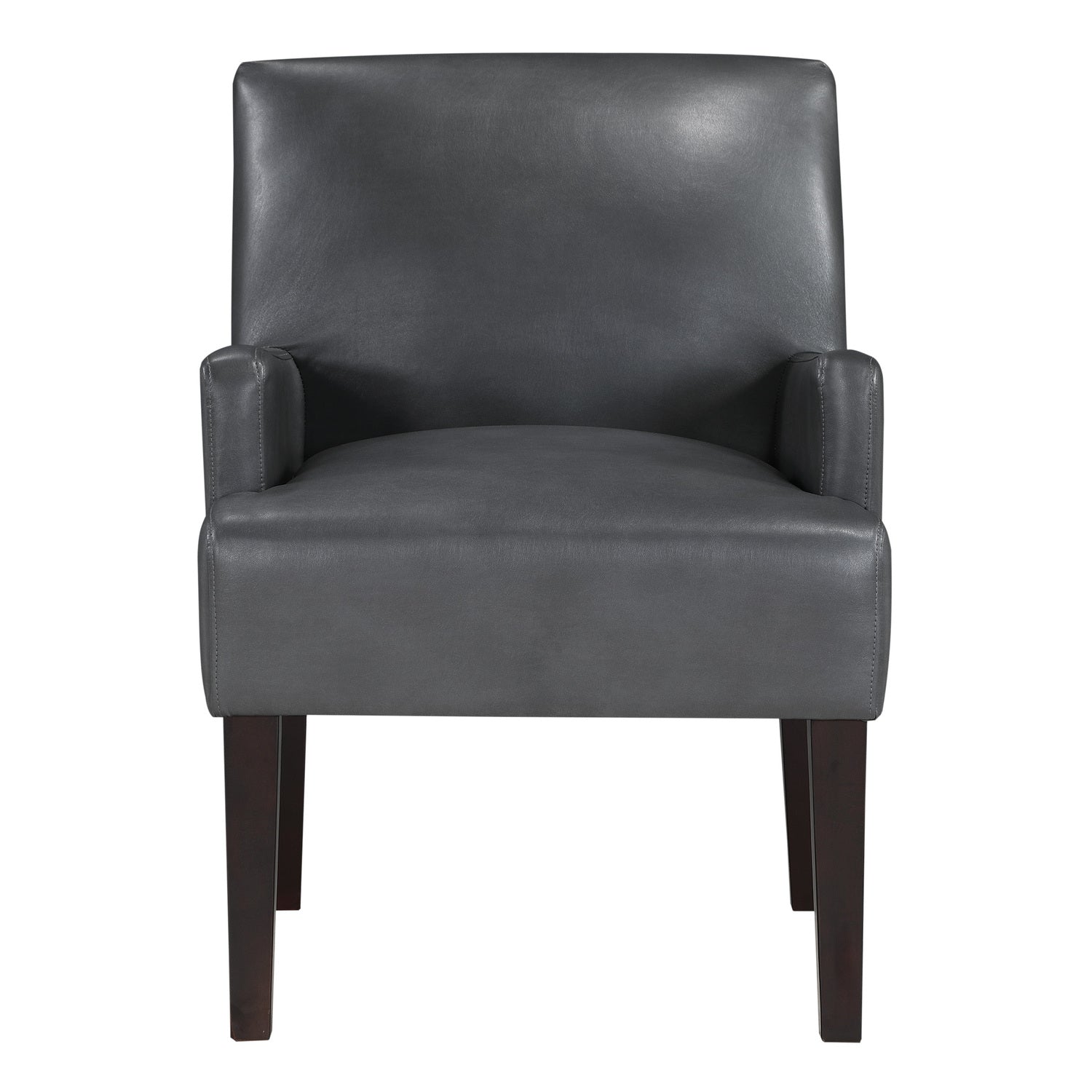 Cream Faux Leather Guest Chair N199
