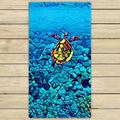 Ocean Animal Turtle Hand Towel 30x56 inches Y63910